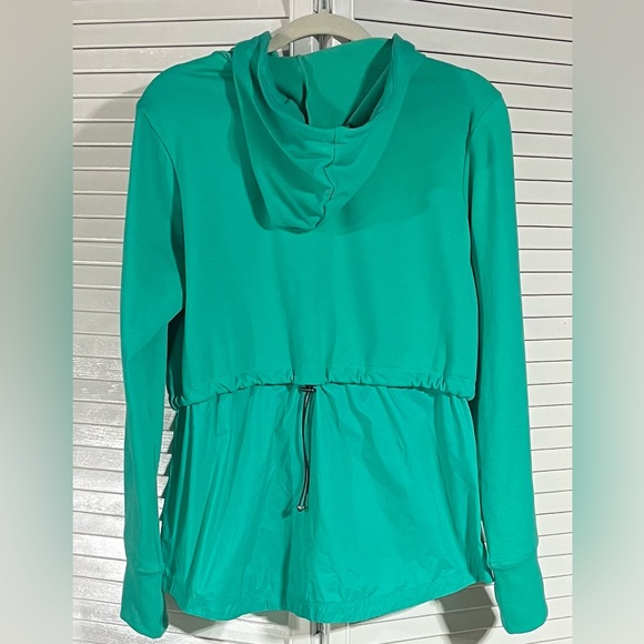 Athletic large (12/14) green zip up hoodie - Picture 10 of 10